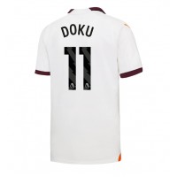 Pánský Fotbalový dres Manchester City Jeremy Doku #11 2023-24 Venkovní Krátký Rukáv